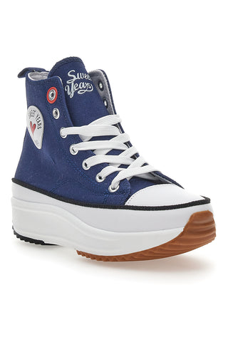 Superge Mid Cut Sweet Years 8291 Modre