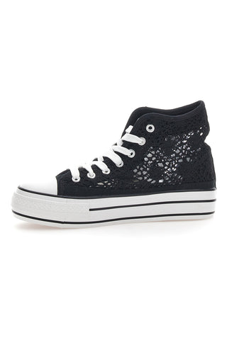 Črni superge Mid-Cut Flatform Energy 110