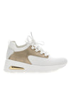 Superge s platformo Inblu 327 IN White and Gold