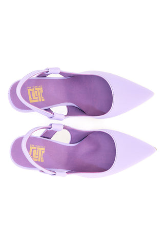 Décolleté Slingback Pittarello Elite 006 Lilac Microfibre