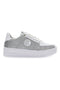 Superge Platform Cotton Belt Bipolar Glitter Argento