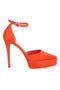 Décolleté Plateau Pittarello Elite 611 Saten Coral