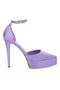 Décolleté Plateau Pittarello Elite 611 Lilac Satin
