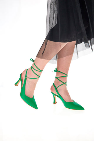 Décolleté Lace-Up Pittarello Glam 3218 Zelena