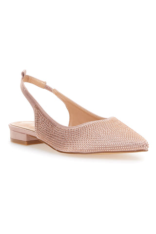 Balerine Lace-Up Prima Riga 15990 Rosa Strass