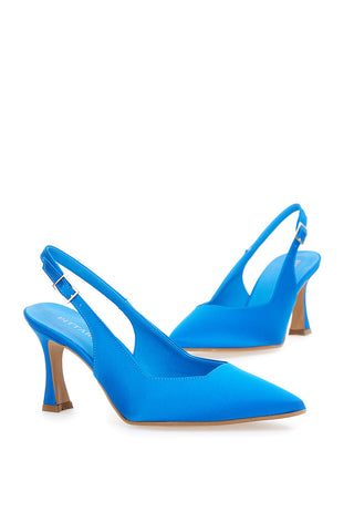 Décolleté Slingback Pittarello Couture 148 Turkizna Saten