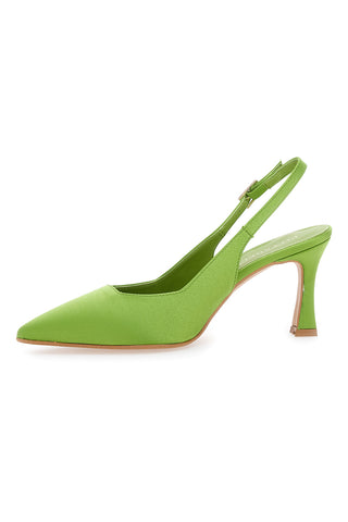 Decolleté SlingBack Pittarello Couture 148 Pistachio Satin