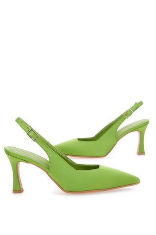 Decolleté SlingBack Pittarello Couture 148 Pistachio Satin