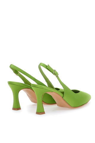 Decolleté SlingBack Pittarello Couture 148 Pistachio Satin