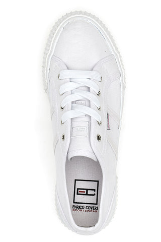 Coveri California Canvas White Sneakers