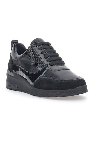 Scarpe Stringate Plocadi 20149 Nere Vera Pelle