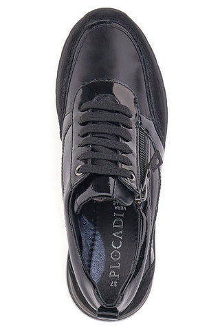 Scarpe Stringate Plocadi 20149 Nere Vera Pelle