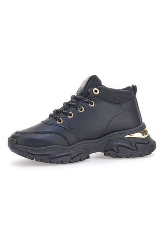 Črni čevlji Chunky Freddy 7565 Nero