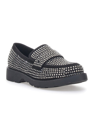 Mokasini Pittarello Glam 1102 Črni Strass