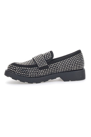 Mokasini Pittarello Glam 1102 Črni Strass