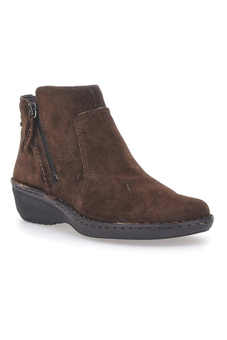Ankle Boots iz prave usnjene semiš Pittarello 291002 Ebony