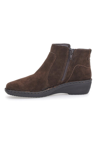 Ankle Boots iz prave usnjene semiš Pittarello 291002 Ebony