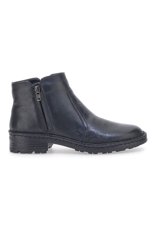 Ankle Boots iz prave usnje Pittarello 379063 Črni