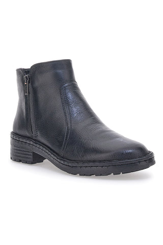 Ankle Boots iz prave usnje Pittarello 379063 Črni