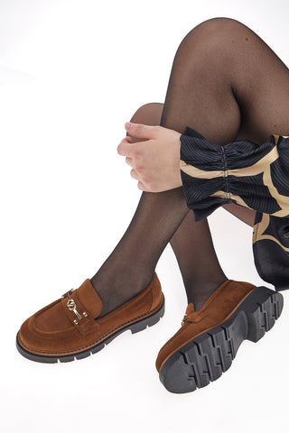 Mokasini Cognac Vera Pelle Pittarello Look 2546058