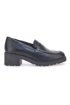 Črni usnjeni mokasini Pittarello Glam 85035