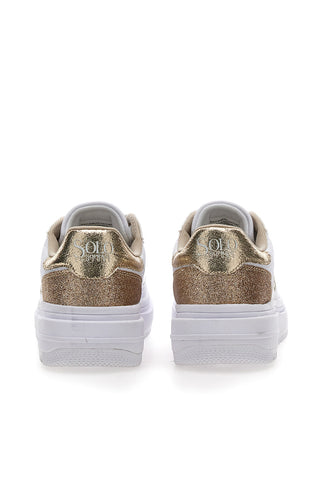 Bele in zlate superge Soprani City Pu Mirror Glitter