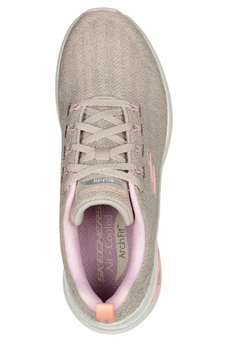Superge Skechers Arch-Fit Comfy Wave Rosa