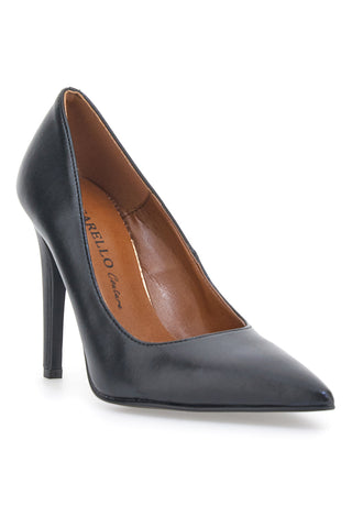 Črne čevlje z izrezanim noskom in stiletto peto Pittarello Couture 1380