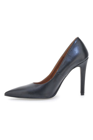 Črne čevlje z izrezanim noskom in stiletto peto Pittarello Couture 1380