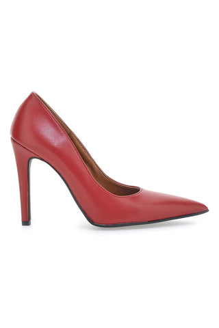 Magenta čevlji z odprtim prstom in stiletto peto Pittarello Couture 1380
