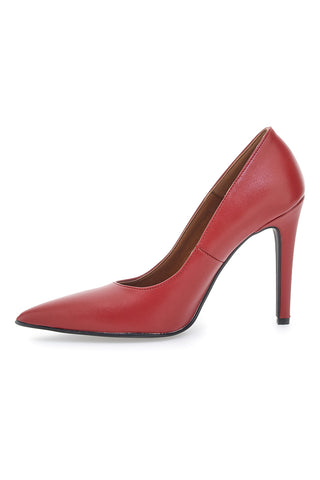 Magenta čevlji z odprtim prstom in stiletto peto Pittarello Couture 1380