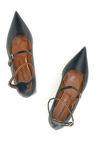 Balerinke Mary Jane Pittarello Couture 31 Črne