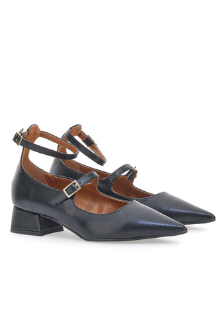 Balerinke Mary Jane Pittarello Couture 31 Črne