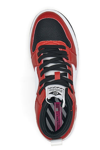 Rdeče superge Mid Cut Cotton Belt Kobe Tumble