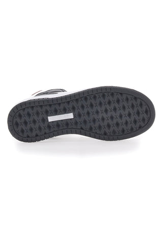 Črno-bele superge Mid Cut Cotton Belt Scottie