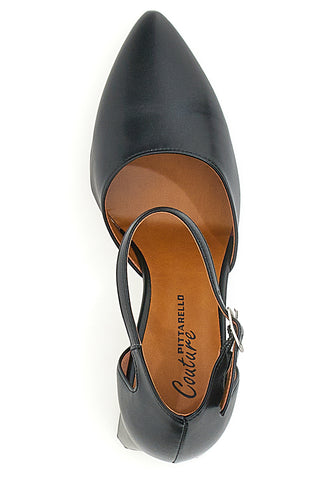 Črni čevlji z zaponko Pittarello Couture 43702