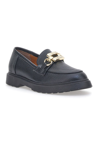 Črni mokasini Pittarello Couture 019606