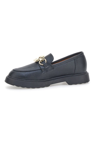 Črni mokasini Pittarello Couture 019606