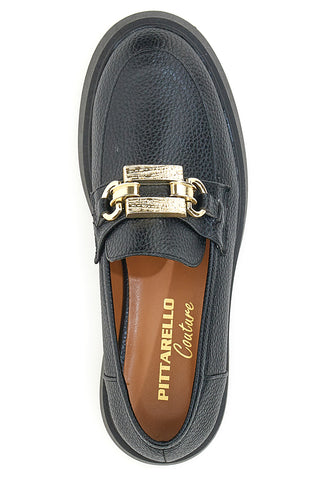 Črni mokasini Pittarello Couture 019606