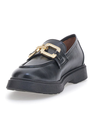 Črni mokasini Pittarello Couture 019602