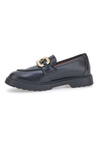 Črni mokasini Pittarello Couture 019602