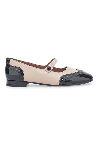 Balerine Pittarello Glam 3482 Nude in črne