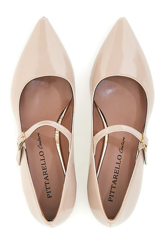 Balerine z ozkim noskom Nude Pittarello Couture 903