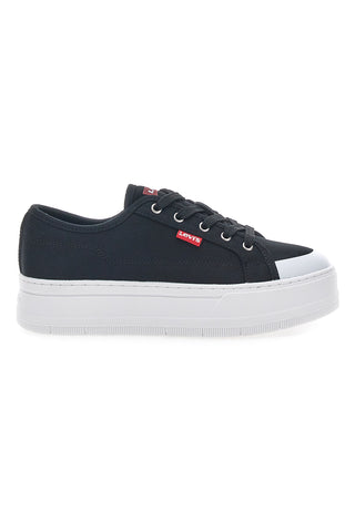 Črni platneni supergi Levi's VTAM0031T