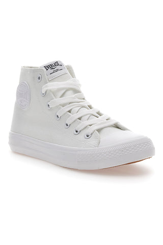 Visoke bele platnene superge Everlast 238