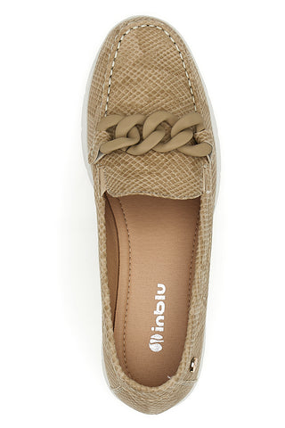 Mokasin Pitonato Beige Inblu 17 IC