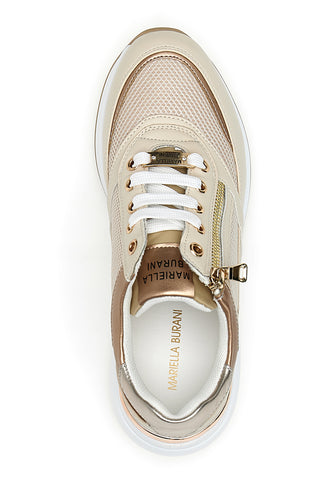 Superge Crema Con Platform Mariella Burani 50392