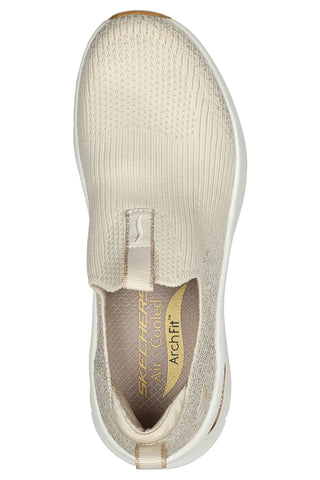 Bež superge Skechers  Arch Fit D'Lux Walker Glimmer Dust