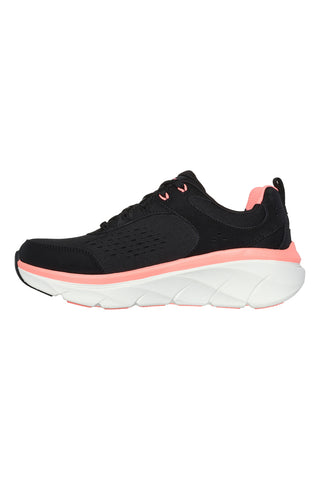 Črni in roza superge Skechers D'Lux Walker 2 Daisy Doll