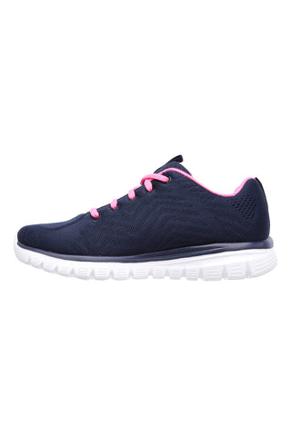 Modre ženske superge Skechers Graceful Get Connected